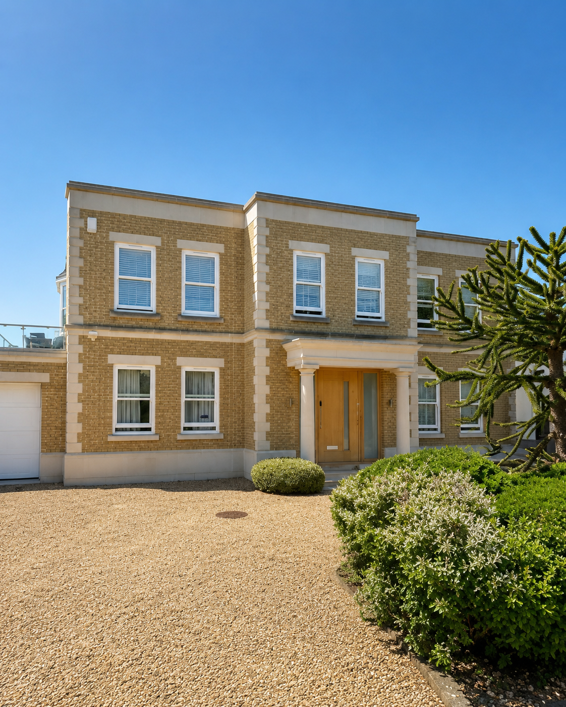 Exterior of the Wittering Sands beachfront house on Hayling Island