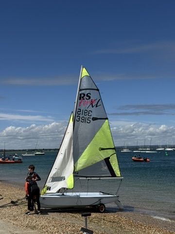 Watersports on the Hayling Island shore